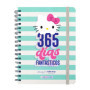 Agenda Scolaire 2024/25 Hello Kitty - Mr. Wonderful avec Autocollants