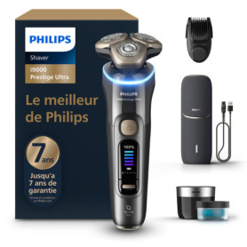 Rasoir Électrique Philips i9000 Prestige Ultra - Technologie Skin IQ Pro