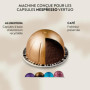 Cafetière Nespresso Vertuo Up Bleue - Design Élégant et Pratique