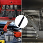 Organisateur de Clés à Molette - Lot de 23 Supports Magnétiques Noir