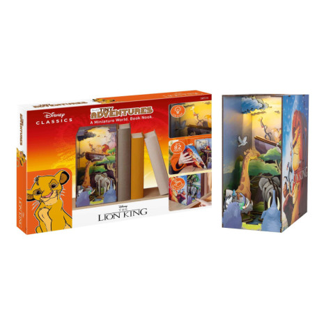 Revell Tiny Adventures - Serre-Livres Le Roi Lion en Bois 3D avec LED