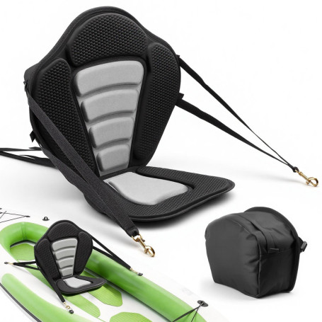 Siège de Kayak Universel VEVOR avec Dossier Rembourré et Sac de Rangement
