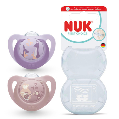 Sucettes NUK First Choice pour Enfants 18-36 Mois - Lot de 2