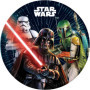 Set de Vaisselle Jetable Star Wars Galaxy pour Anniversaire - 52 Pièces