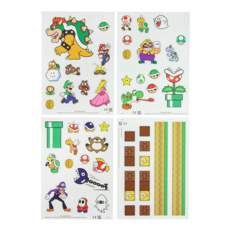 Ensemble d'Aimants Super Mario Bros - 63 Pièces Décoratives Officielles