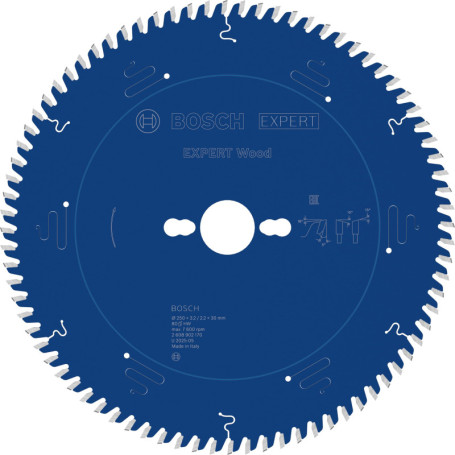 Lame de Scie Circulaire Bosch EXPERT Wood 250mm pour Scies Stationnaires