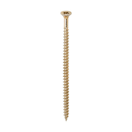 Vis à bois TIMCO Double Tête Fraisée - Or - 4,0 x 80 mm - Boîte de 200
