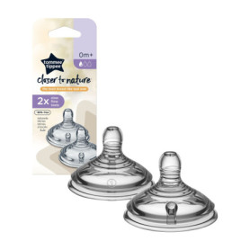 Tétines Biberon Tommee Tippee Natural Start - Débit Lent, Lot de 2