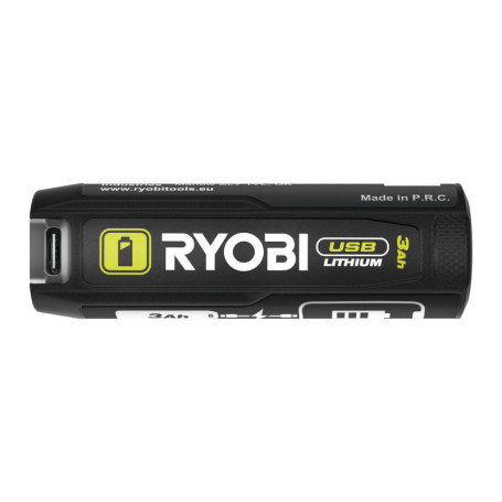 Batterie Lithium RYOBI 4V USB 3,0Ah avec Câble Inclus
