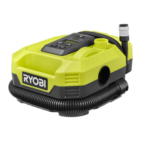 Gonfleur-Compresseur Haute Pression RYOBI 18V ONE+ - Idéal pour Pneus et Matelas