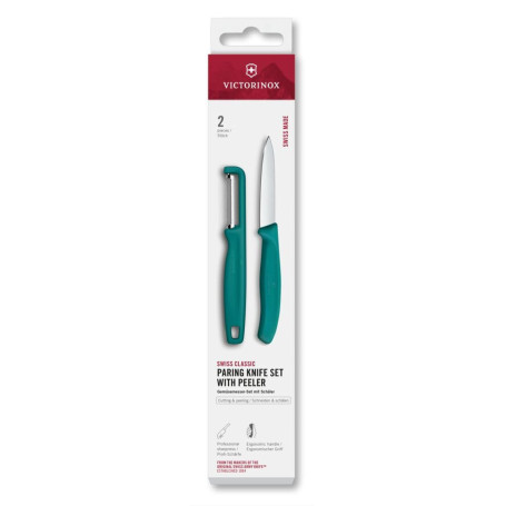 Set de Couteaux à Légumes Victorinox Swiss Classic avec Éplucheur - 2 Pièces