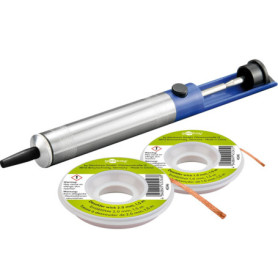 Pompe à Dessouder Wentronic goobay 74090 avec Pointe Téflon et Tresses