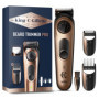 Tondeuse Barbe King C. Gillette PRO Sans Fil avec 40 Réglages et Accessoires