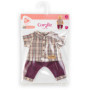 Ensemble Chemise à Carreaux et Pantalon Petit Explorateur pour Poupon 30 cm