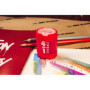 Taille-crayon 4-en-1 KUM avec réservoir - Multipack de 3, rouge