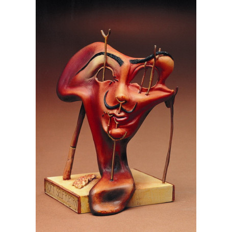 Sculpture Autoportrait Mou au Bacon Frit - Inspirée par Salvador Dalí