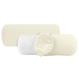 Lot de 2 Taies d'Oreiller en Coton Jersey - 40x15 cm - Douces et Confortables