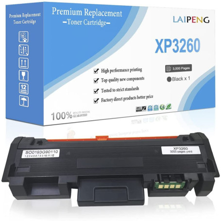 Cartouche de Toner Noir Haute Capacité pour Imprimantes Xerox