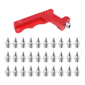 eMagTech Lot de 30 Crampons en Acier 7 mm pour Chaussures de Sport