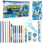 Trousse Scolaire Sonic The Hedgehog avec Papeterie pour Enfants