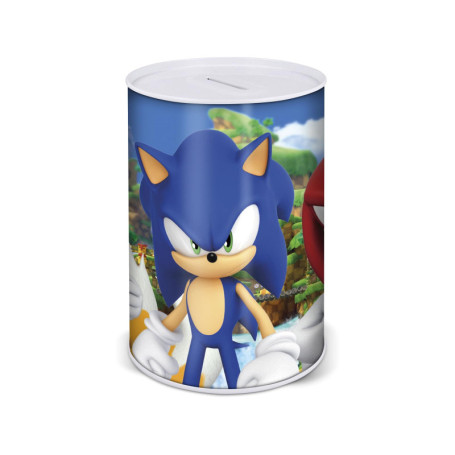 Tirelire Sonic en Métal Bleu pour Enfants - Design Moderne
