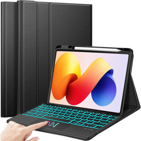 Coque Clavier Bluetooth Rétroéclairé pour Xiaomi Redmi Pad 2 Pro 12,1"