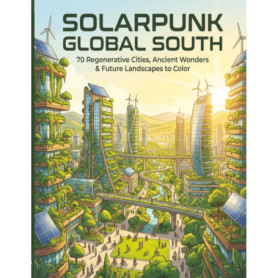 Solar Punk Global South : Livre de Coloriage pour Adultes et Adolescents