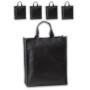 Lot de 5 Sacs de Course IPEA en TNT - Tote Bags Réutilisables Noirs