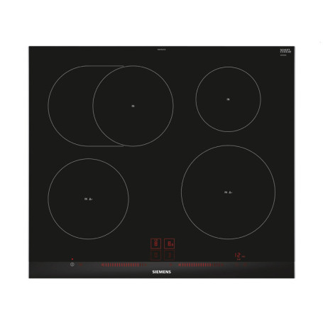 Plaque à Induction Siemens EH675LFC1E Noir en Acier Inoxydable