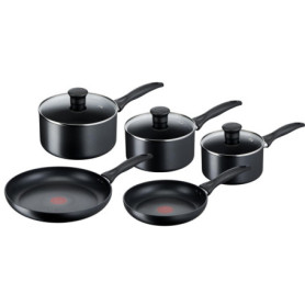 Batterie de cuisine Tefal Induction 5 pièces avec couvercles en verre