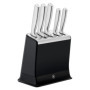 Set de 5 Couteaux Tefal EverSharp avec Bloc et Affûteur Intégré