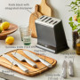 Set de 5 Couteaux Tefal EverSharp avec Bloc et Affûteur Intégré