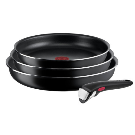 Tefal Ingenio Easy On - Lot de 3 Poêles Antiadhésives 22/24/26 cm avec Poignée Amovible