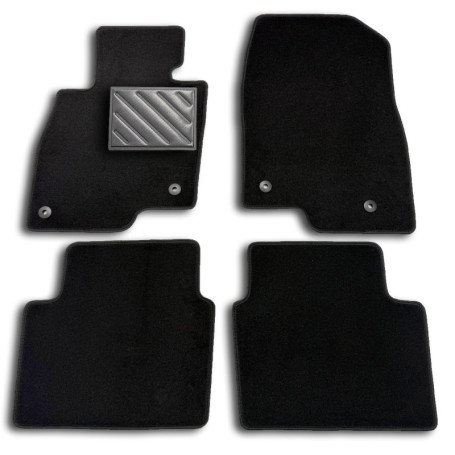Tapis de sol sur mesure pour Mazda 3 III (2013-2018) - Antidérapant et Renforcé