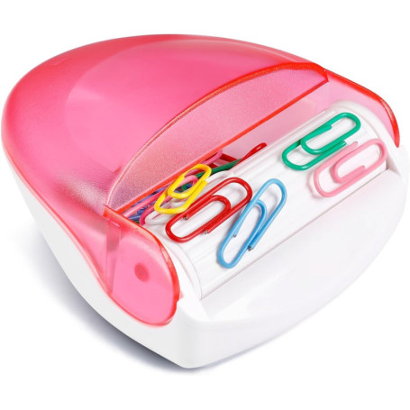 Support Magnétique Rose pour Trombones - Organisateur de Bureau BITOSEE