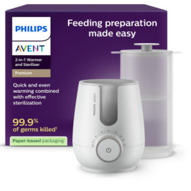 Philips Avent Premium Chauffe-Biberon et Stérilisateur 2 en 1