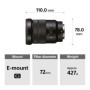 Objectif Sony E PZ 18-105 mm f/4 G - Zoom Polyvalent pour APS-C