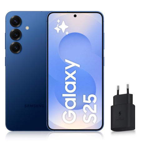 Samsung Galaxy S25 - Smartphone Android 5G Déverrouillé 512 Go - Bleu Nuit