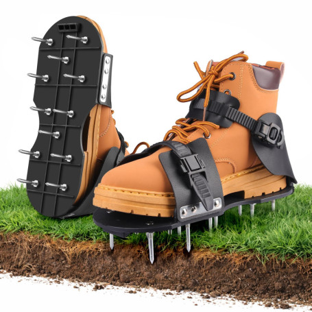 Chaussures Aératrices de Pelouse Bsteciar avec Pointes Galvanisées