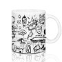 Ensemble de 24 Tasses à Sublimation Blancs - Mugs Humoristiques en Céramique