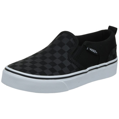 Baskets Vans Asher pour Garçon - Noir à Motif Damier