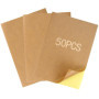 Étiquettes autocollantes Kraft brun A4 - 50 feuilles pour impression