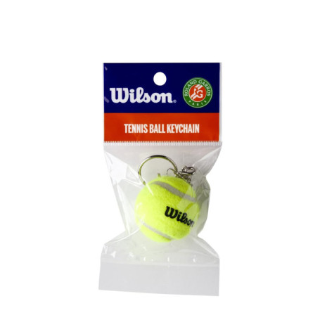 Porte-clés Wilson Roland Garros en Mini Balle de Tennis