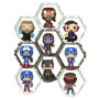 YODAR Lot de 9 étagères flottantes pour figurines Funko POP - Brille dans le noir