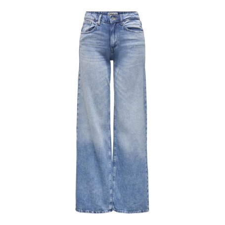 ONLY Jean à Jambe Large ONLJUICY Taille Haute Wide Leg Fit Jeans