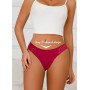 Hialegion sous-vêtements Femme Tanga Coton Dentelle T-Back sans Couture Invisibles Grandes Tailles Slip Femme 6 pièces S-3XL