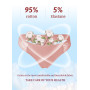 Hialegion sous-vêtements Femme Tanga Coton Dentelle T-Back sans Couture Invisibles Grandes Tailles Slip Femme 6 pièces S-3XL
