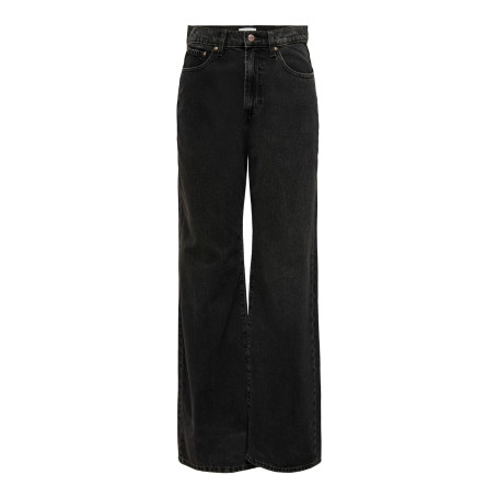 ONLY Jean à Coupe Large ONLHOPE Taille Haute Wide Leg Fit Jeans