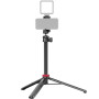 ULANZI MT-44 Perche à Selfie Bluetooth 147 cm, 2 en 1 Portable Trépied pour Smartphone Appareils Photo avec 360° Rotule, Support