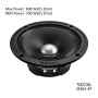 RECOIL MS65-4P Haut-parleurs de Voiture Audio Pro de Milieu de Gamme de 6,5 Pouces (16-17 cm), 600 Watts Max, 300 Watts RMS, 4Oh
